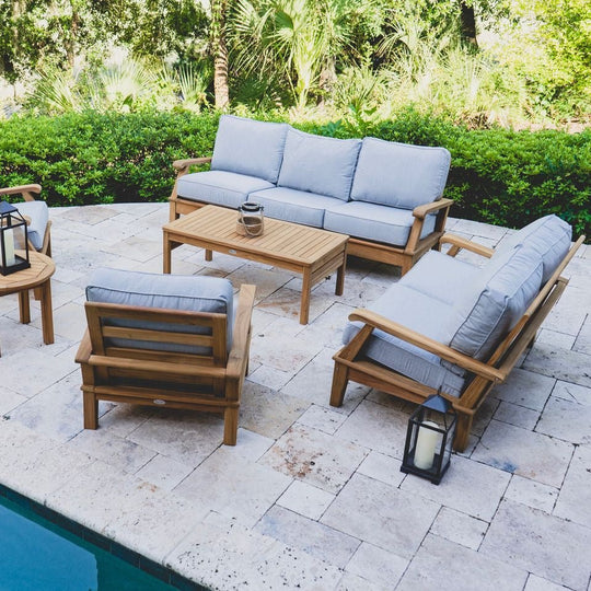 Teak Patio Couch - Miami - Teak HQ™