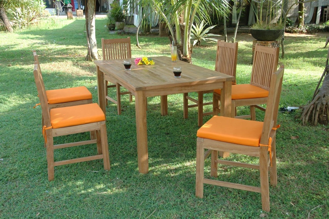 Teak Patio Dining Set - Montage (Table) & Saratoga (6 Chairs) - Teak HQ™