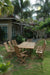 Teak Patio Dining Table and Chairs - Valencia (Table) & Classic (10 Chairs) - Teak HQ™