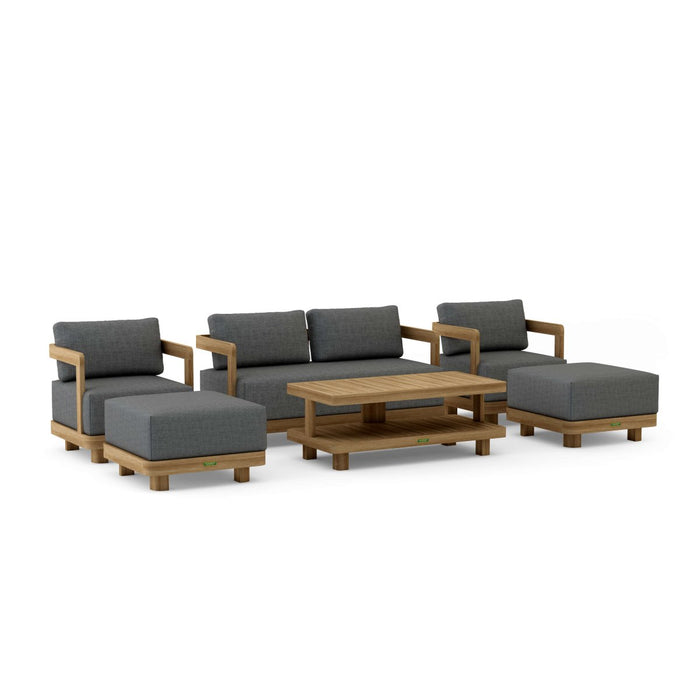 Teak Patio Furniture - Granada 6 - Piece Set - Teak HQ™