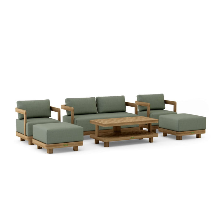 Teak Patio Furniture - Granada 6 - Piece Set - Teak HQ™