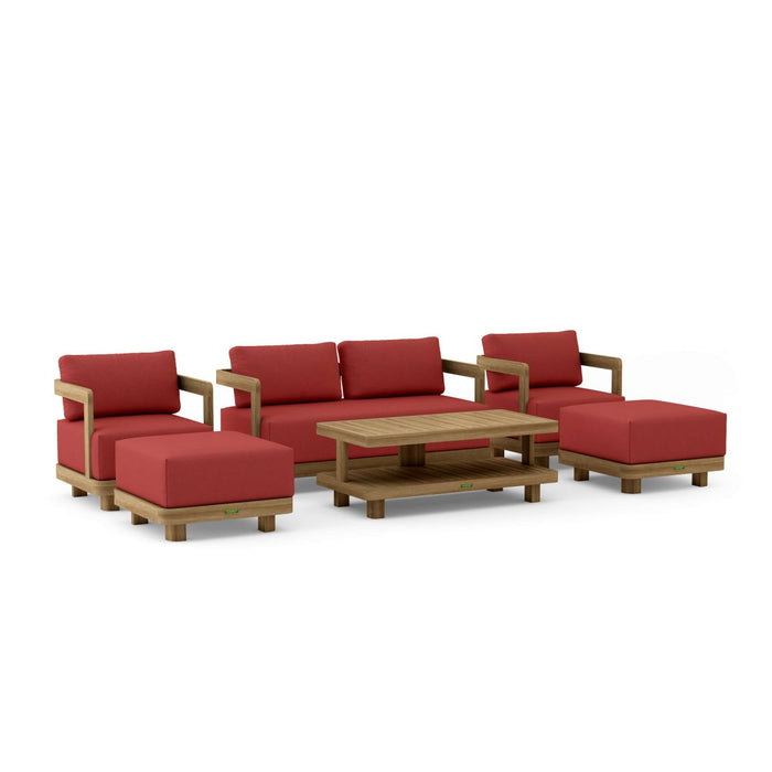 Teak Patio Furniture - Granada 6 - Piece Set - Teak HQ™