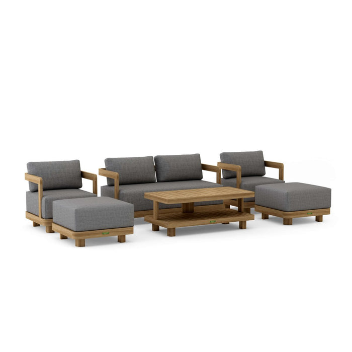 Teak Patio Furniture - Granada 6 - Piece Set - Teak HQ™