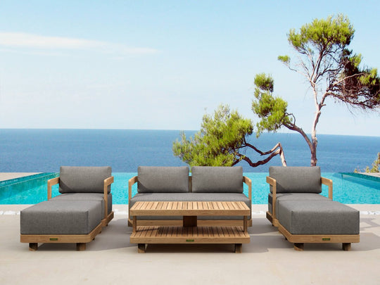 Teak Patio Furniture - Granada 6 - Piece Set - Teak HQ™
