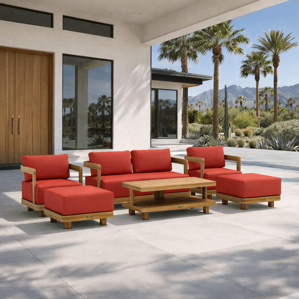 Teak Patio Furniture - Granada 6 - Piece Set - Teak HQ™