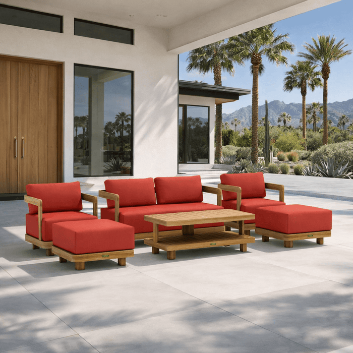 Teak Patio Furniture - Granada 6 - Piece Set - Teak HQ™