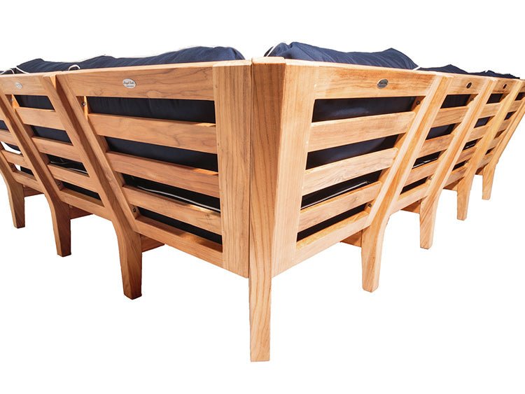 Teak Patio Furniture Sectional (Center Insert Piece) - Miami - Teak HQ™