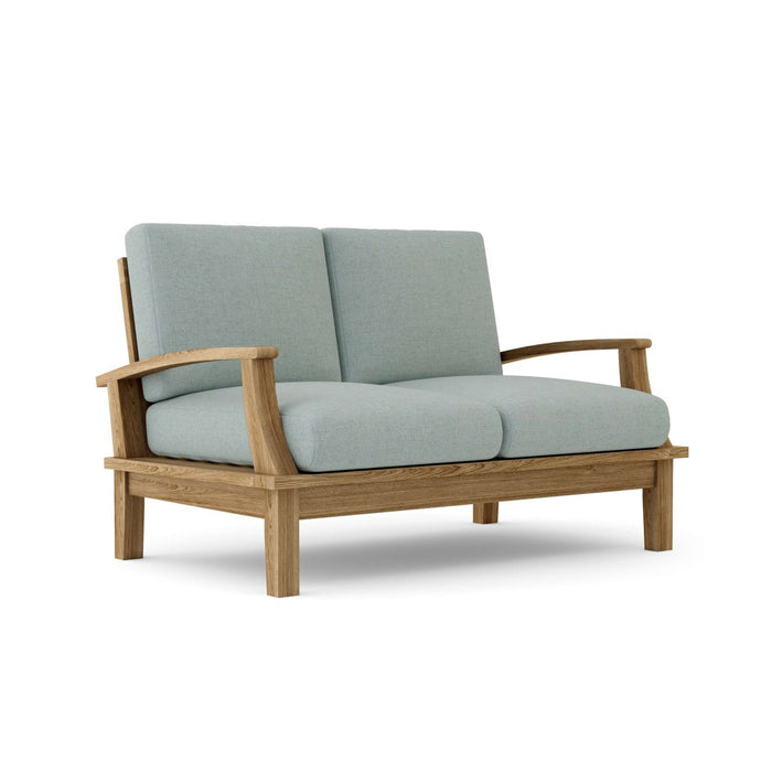Teak Patio Loveseat - Brianna - Teak HQ™
