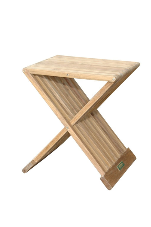 Teak Patio Side Table (16" Long Rectangle) - Marilla - Teak HQ™