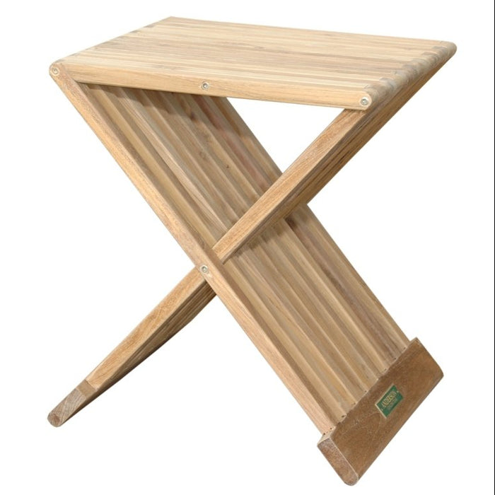 Teak Patio Side Table (16" Long Rectangle) - Marilla - Teak HQ™