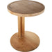 Teak Pedestal Side Table (16" Round) - Lumina - Teak HQ™