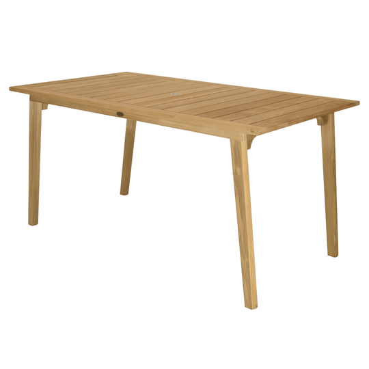 Teak Pedestal Table (70" Long Rectangle) - Admiral - Teak HQ™