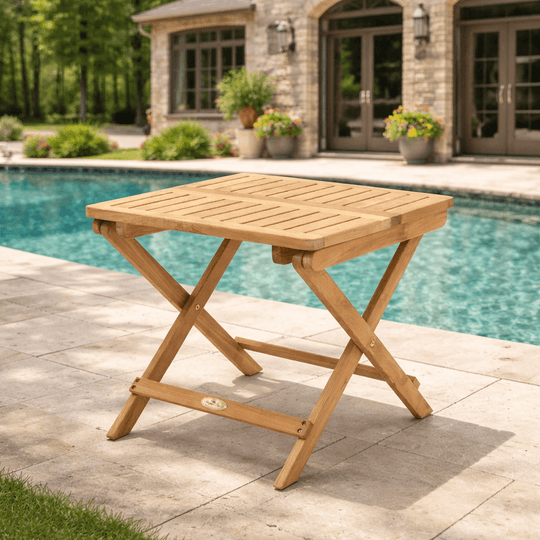 Teak Picnic Table (20" Square) - Royal Teak - Teak HQ™