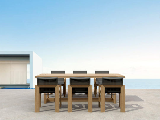 Teak Picnic Table and Chairs - Smyrna - Teak HQ™