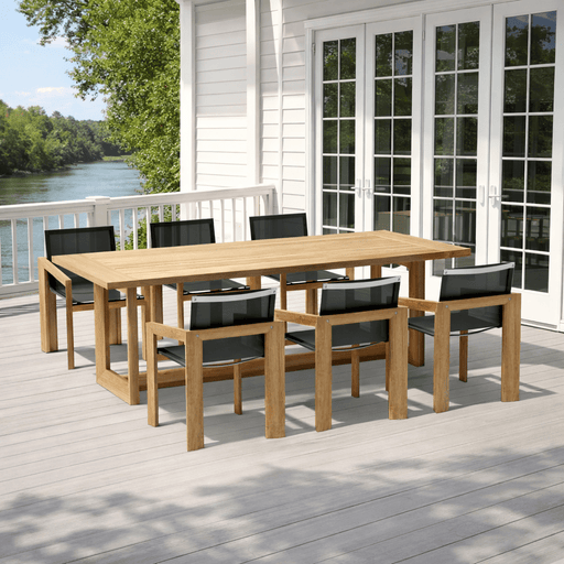 Teak Picnic Table and Chairs - Smyrna - Teak HQ™
