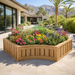 Teak Planter - Arena (Curved) - Teak HQ™