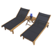 Teak Pool Chairs and Table - Sundaze - Teak HQ™