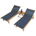 Teak Pool Chairs and Table - Sundaze - Teak HQ™