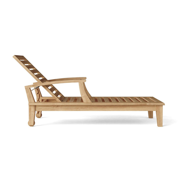 Teak Pool Chairs Set - Brianna 4 - Piece Lounger Set - Teak HQ™