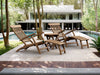 Teak Pool Furniture - Royal 3 - Piece Steamer Set - Teak HQ™