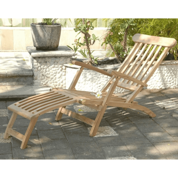 Teak Pool Furniture - Royal 3 - Piece Steamer Set - Teak HQ™