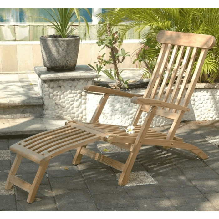 Teak Pool Furniture - Royal 3 - Piece Steamer Set - Teak HQ™