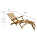 Teak Pool Lounge Chair - Royal Teak - Teak HQ™