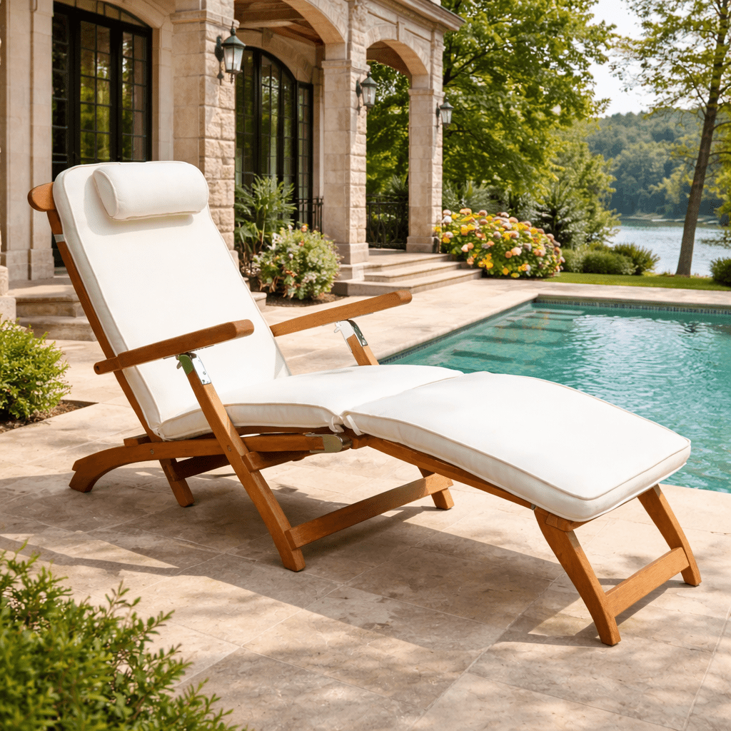 Teak Pool Lounge Chair - Royal Teak - Teak HQ™