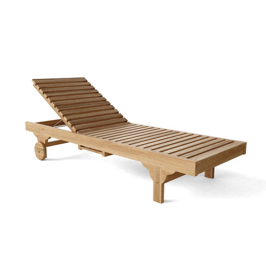 Teak Pool Lounger - Capri - Teak HQ™
