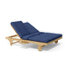 Teak Poolside Furniture - Bel - Air 2 - Person Side - by - Side Lounger - Teak HQ™