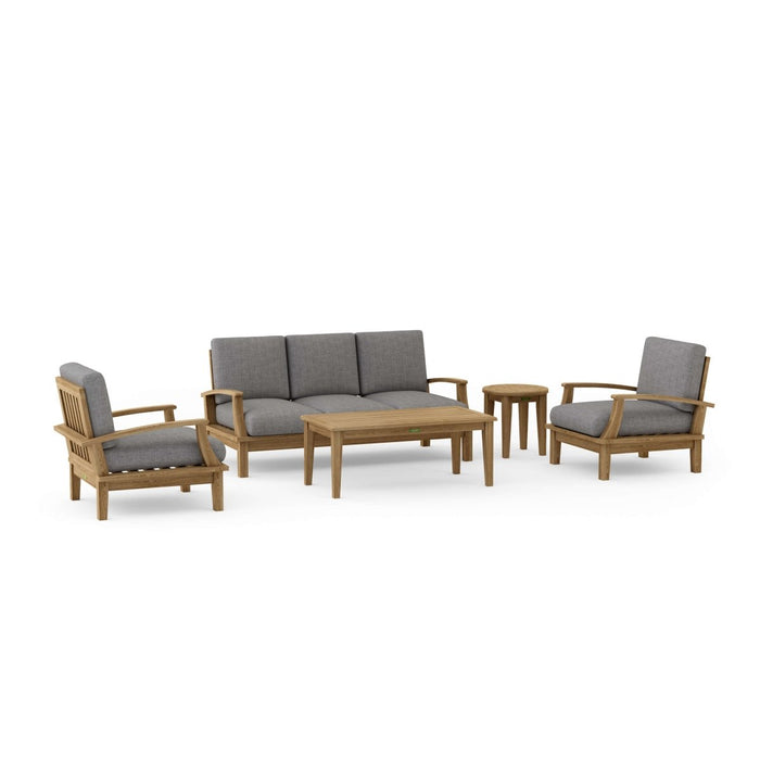 Teak Porch Furniture - Brianna 5 - Piece Set - Teak HQ™