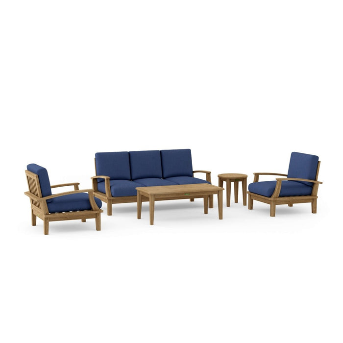 Teak Porch Furniture - Brianna 5 - Piece Set - Teak HQ™