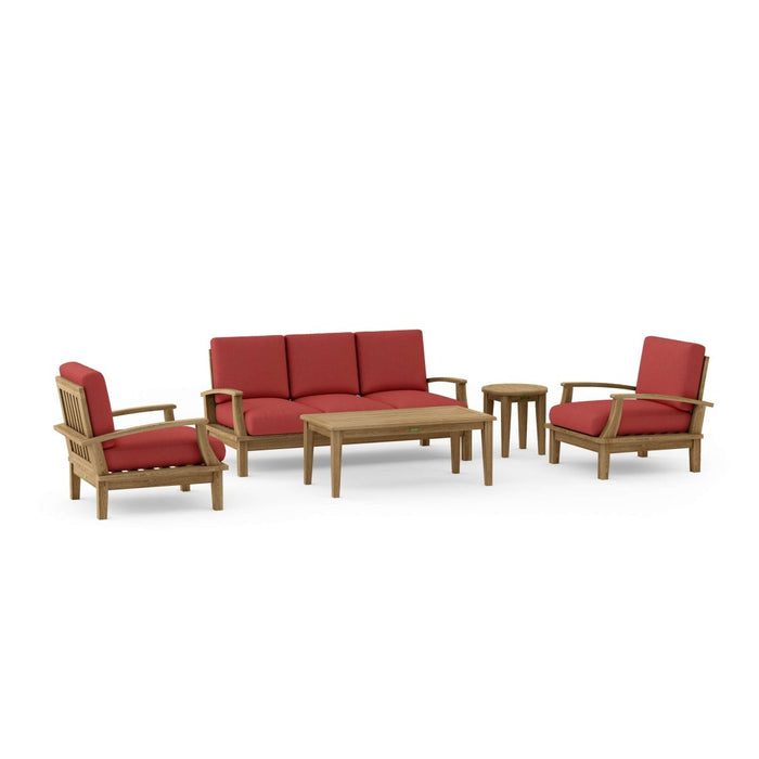 Teak Porch Furniture - Brianna 5 - Piece Set - Teak HQ™