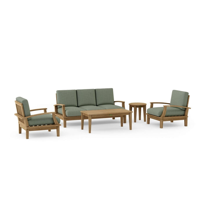 Teak Porch Furniture - Brianna 5 - Piece Set - Teak HQ™