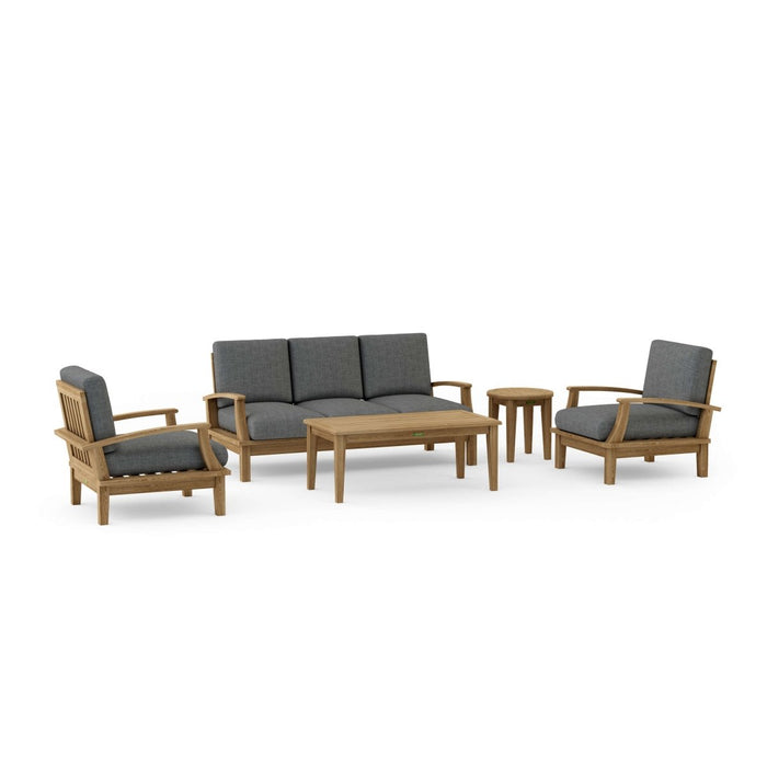 Teak Porch Furniture - Brianna 5 - Piece Set - Teak HQ™
