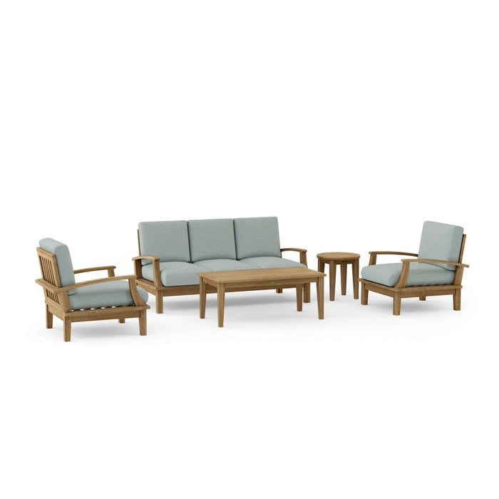 Teak Porch Furniture - Brianna 5 - Piece Set - Teak HQ™