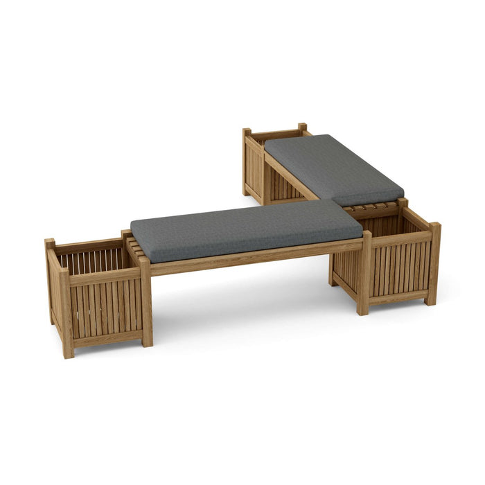 Teak Potting Bench (4 - Seater) - Planter - Teak HQ™