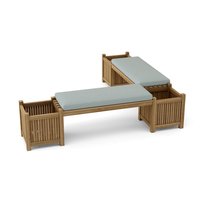 Teak Potting Bench (4 - Seater) - Planter - Teak HQ™