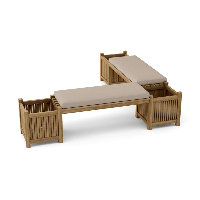 Teak Potting Bench (4 - Seater) - Planter - Teak HQ™