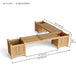 Teak Potting Bench (4 - Seater) - Planter - Teak HQ™
