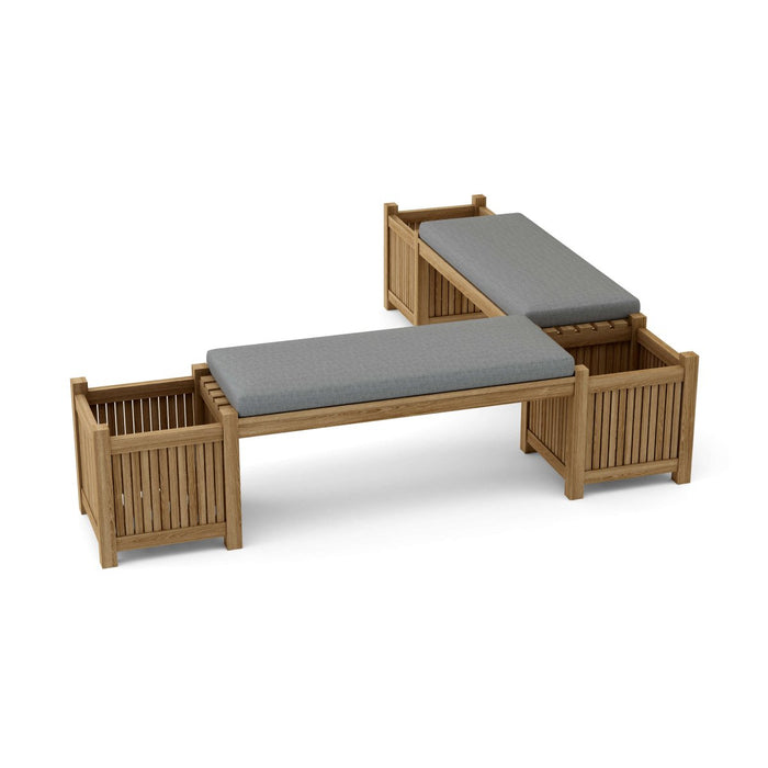 Teak Potting Bench (4 - Seater) - Planter - Teak HQ™