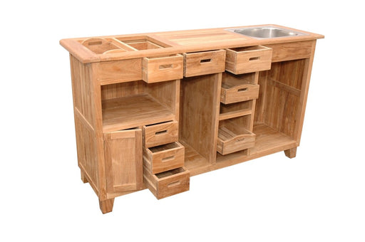 Teak Pub Table (67" Long Rectangle) - Safari - Teak HQ™