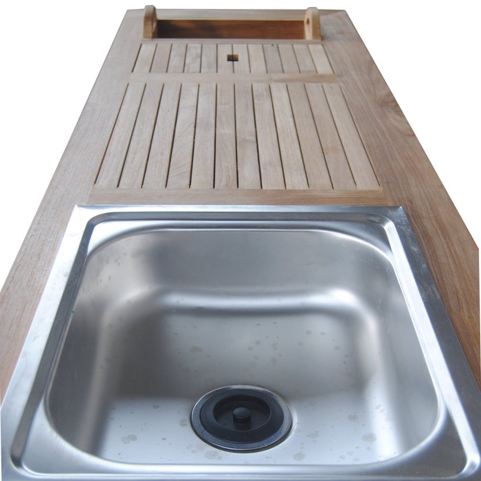 Teak Pub Table (67" Long Rectangle) - Safari - Teak HQ™