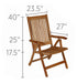 Teak Recling Chair - Estate - Teak HQ™
