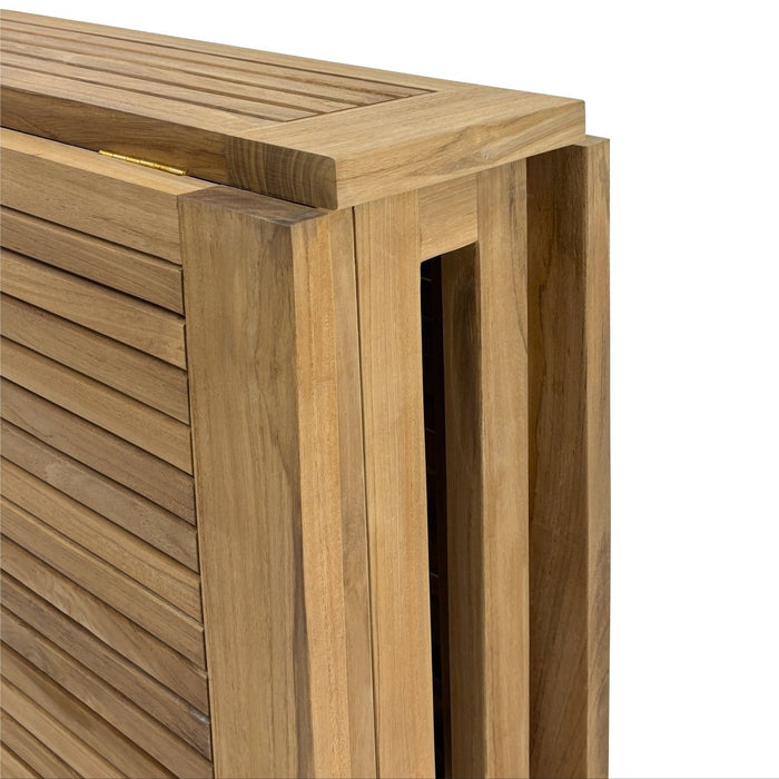 Teak Rectangular Dining Table (51" Long & Folds) - Monaco - Teak HQ™