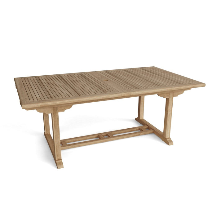 Teak Rectangular Outdoor Table (117" Long) - Valencia - Teak HQ™
