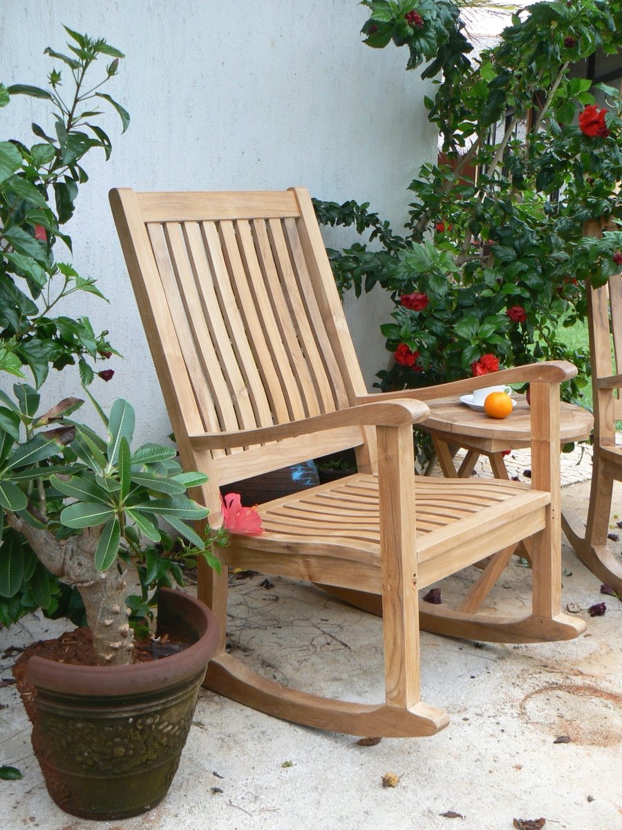 Teak Rocker Chair - Del - Amo - Teak HQ™