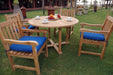 Teak Round Dining Set - Tosca (Table) & Classic (4 Chairs) - Teak HQ™