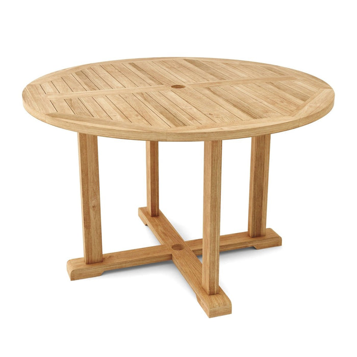 Teak Round Dining Set - Tosca (Table) & Classic (4 Chairs) - Teak HQ™