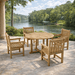 Teak Round Dining Set - Tosca (Table) & Classic (4 Chairs) - Teak HQ™